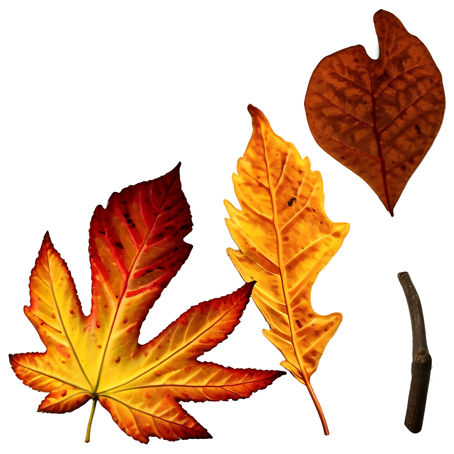 Textured Fall Leaf Png Rcy