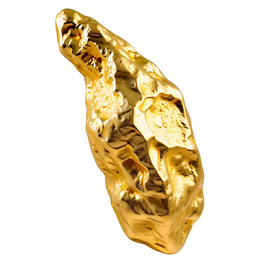 Textured Gold Nugget Png 28