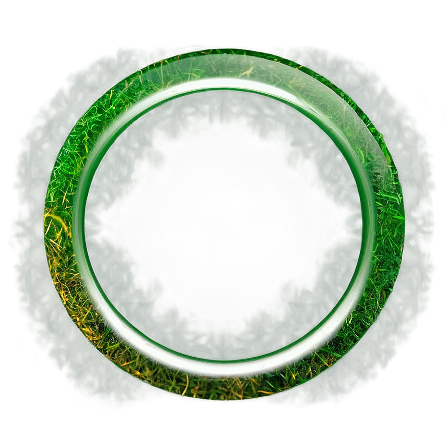 Textured Green Circle Png 05252024