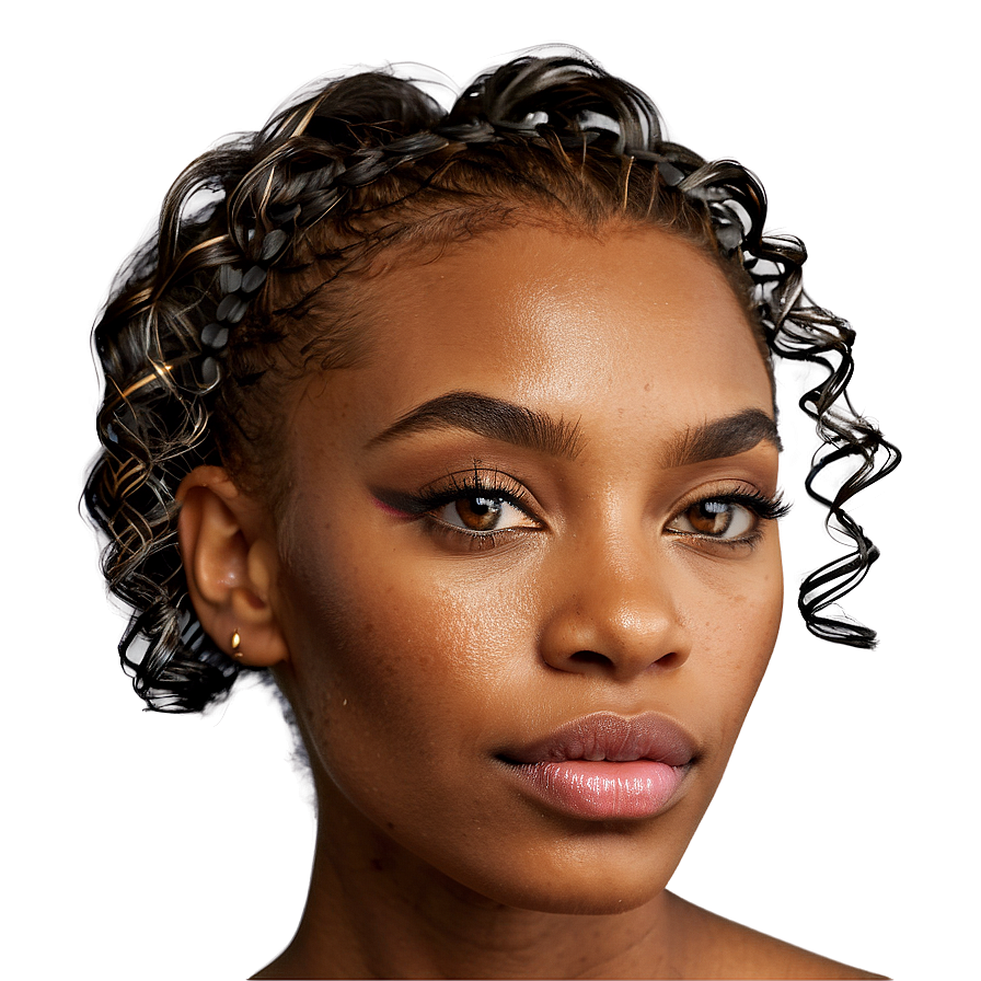 Textured Hair Edges Png Tgj