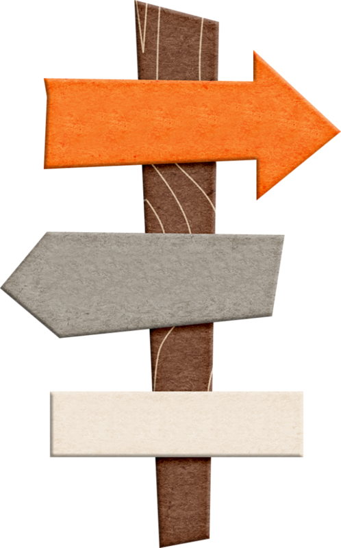 Textured Paper Arrows Direction Signs