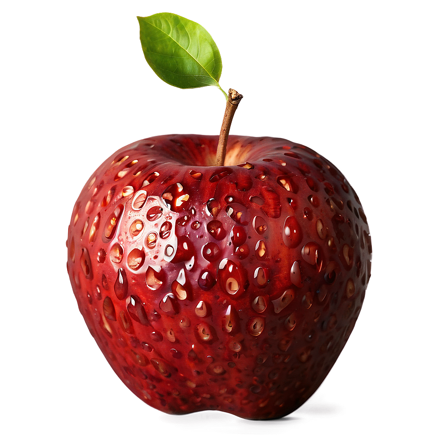 Textured Red Apple Png 51