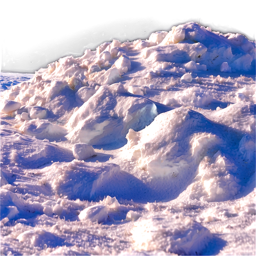 Textured Snow Pile Png Oas39