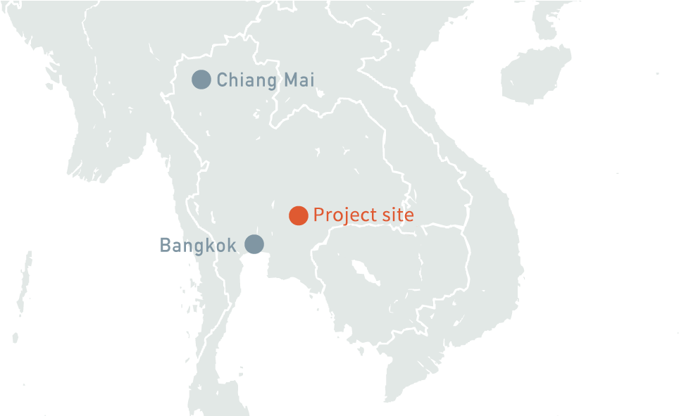 Thailand Map Project Site Location