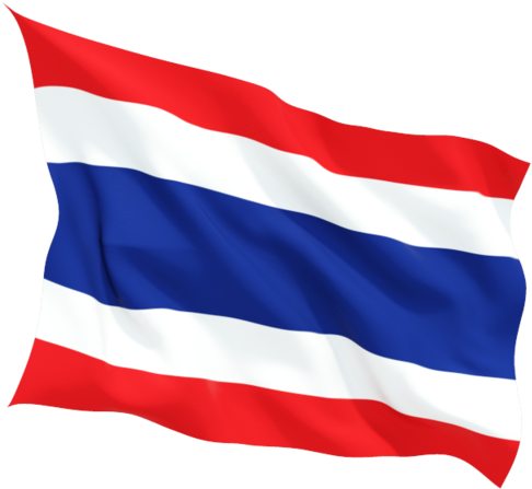 Thailand National Flag Waving