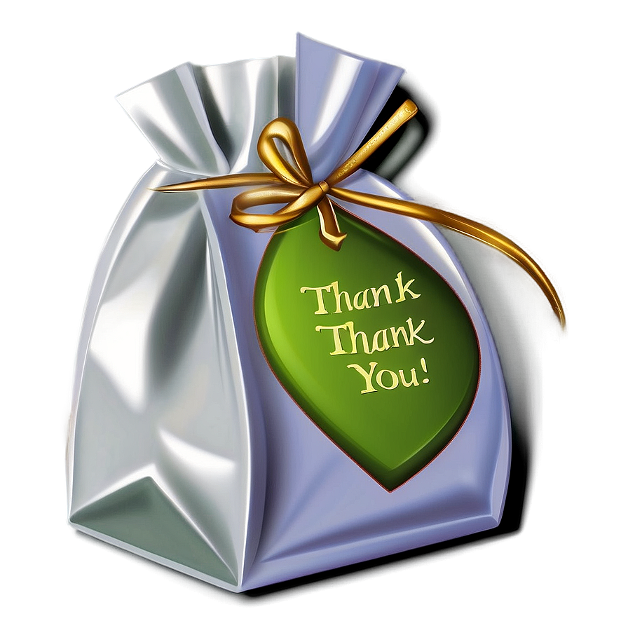 Thank You Favor Bag Clipart Png Uwy