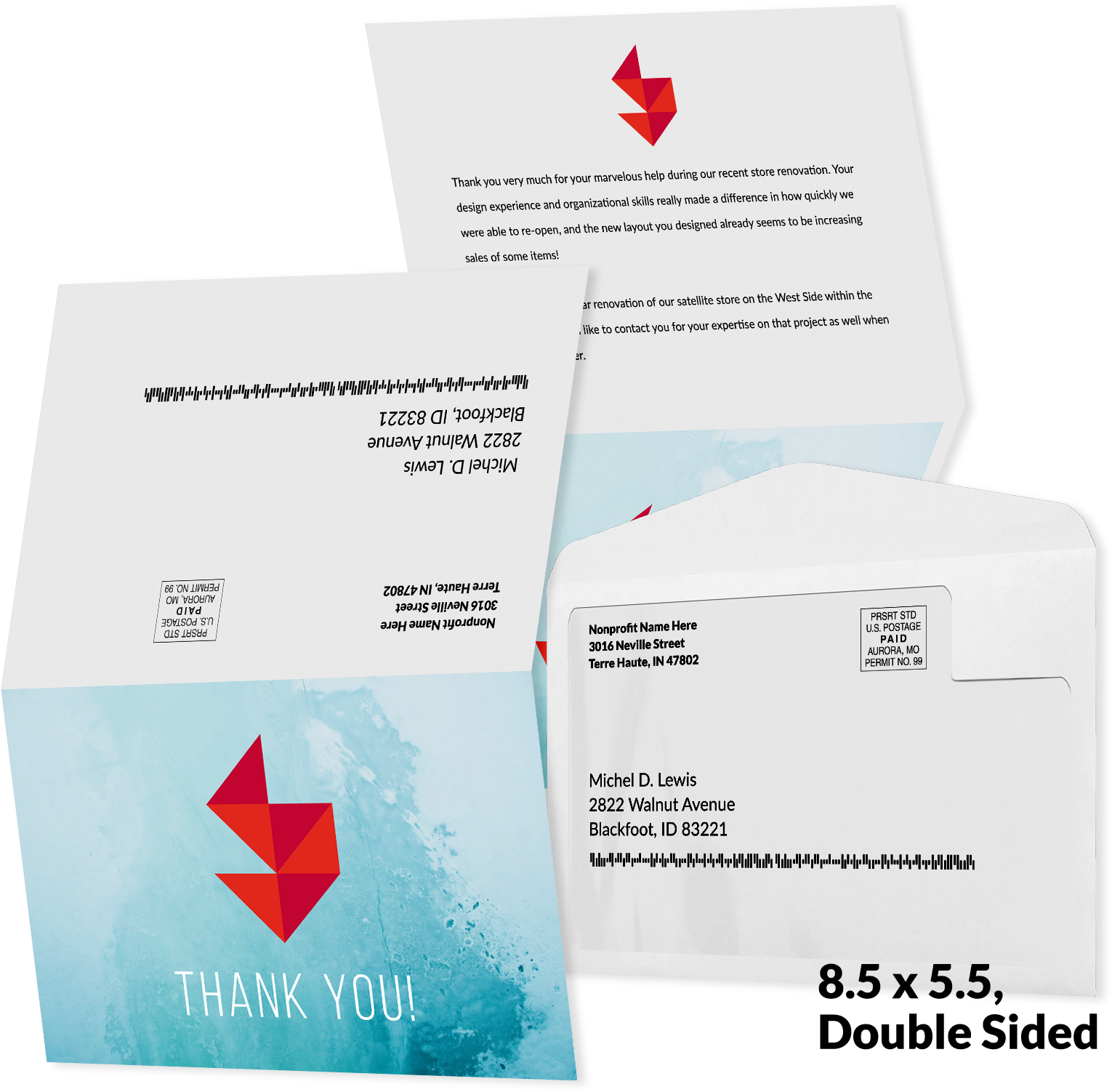 Thank You Mail Mockup Design