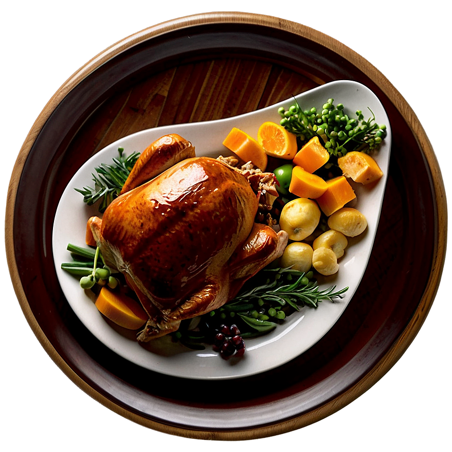 Thanksgiving Dinner Plate Png 05212024