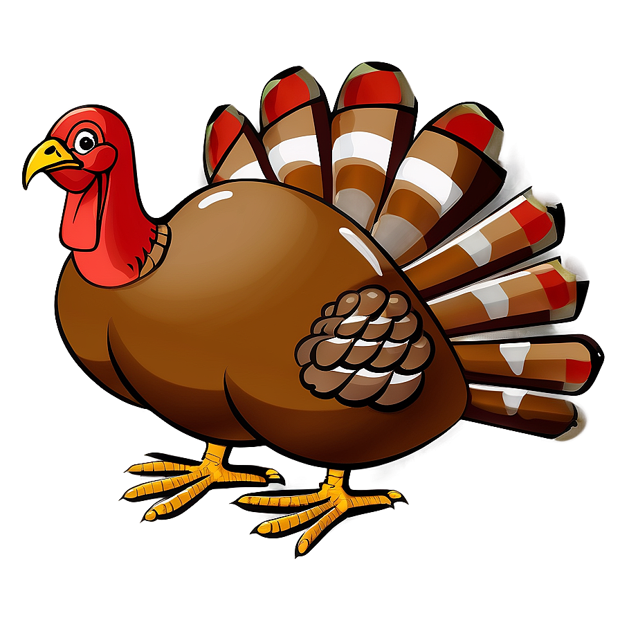 Thanksgiving Turkey Cartoon Png Kgu61