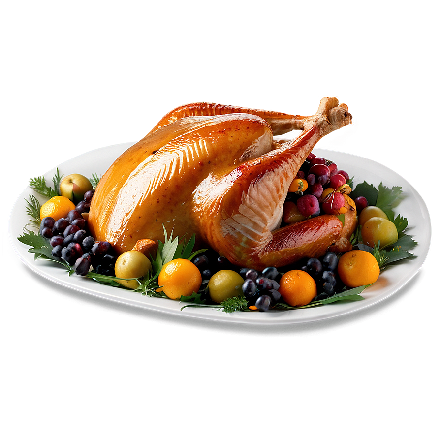 Thanksgiving Turkey Platter Png Eqd50
