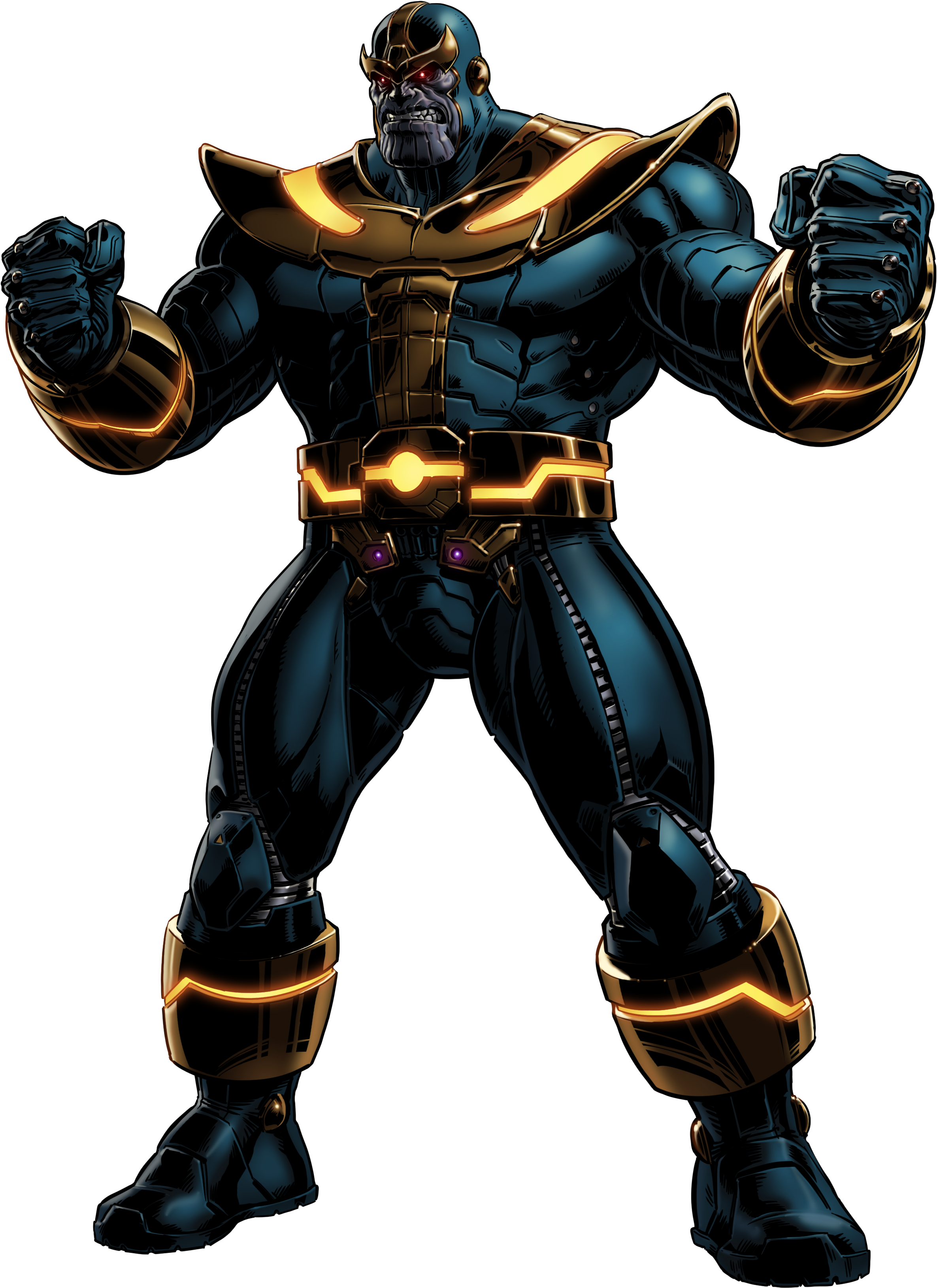 Thanos Comic Character Pose