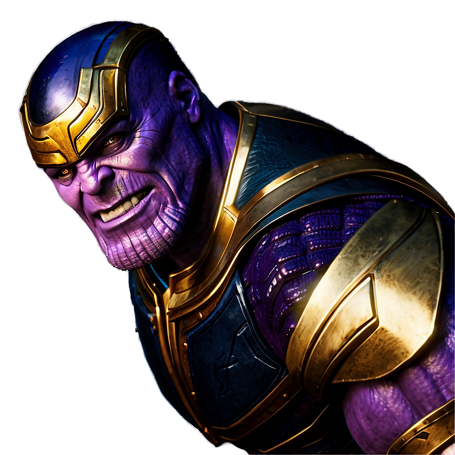 Thanos In Action Scene Png 05212024