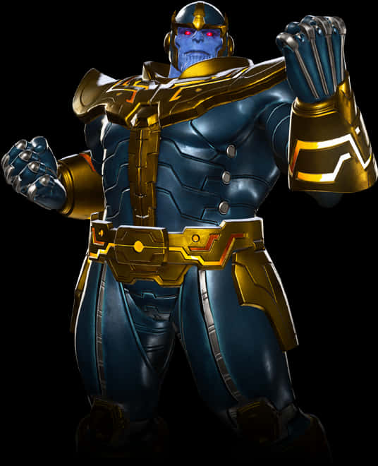 Thanos In Armor Stance