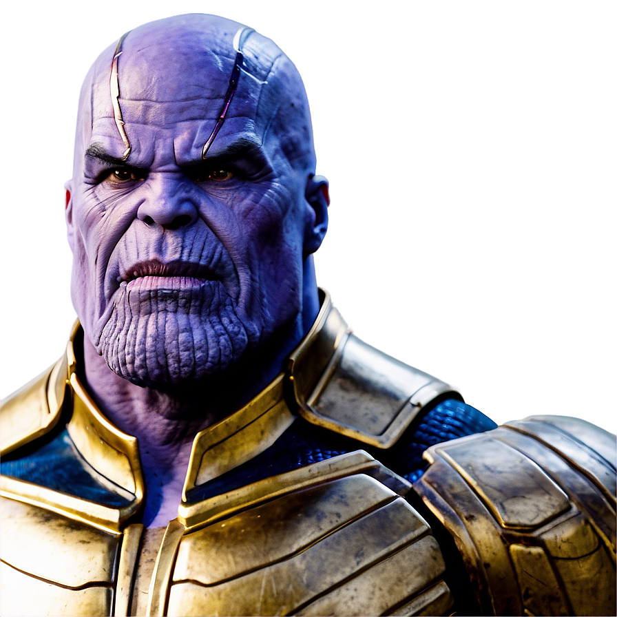 Thanos In Battle Pose Png 05212024