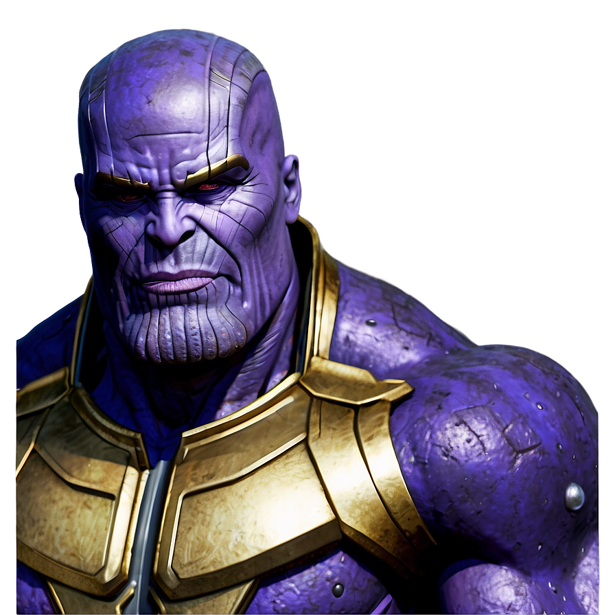 Thanos In Cosmic Dust Png 05212024