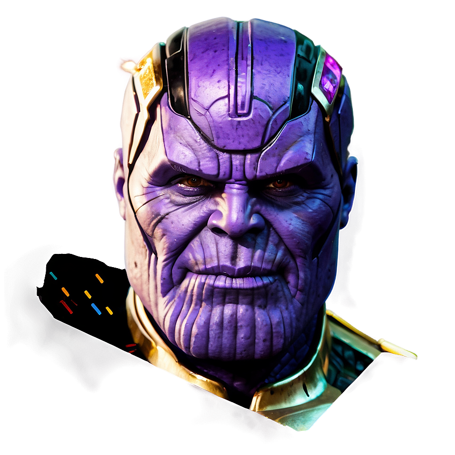 Thanos In Cosmic Dust Png Ips
