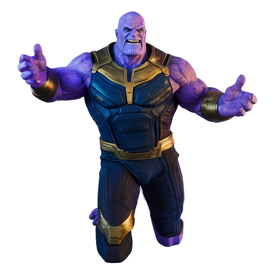 Thanos In Cosmic Dust Png Moq