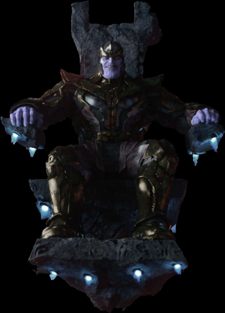 Thanos Throne Pose