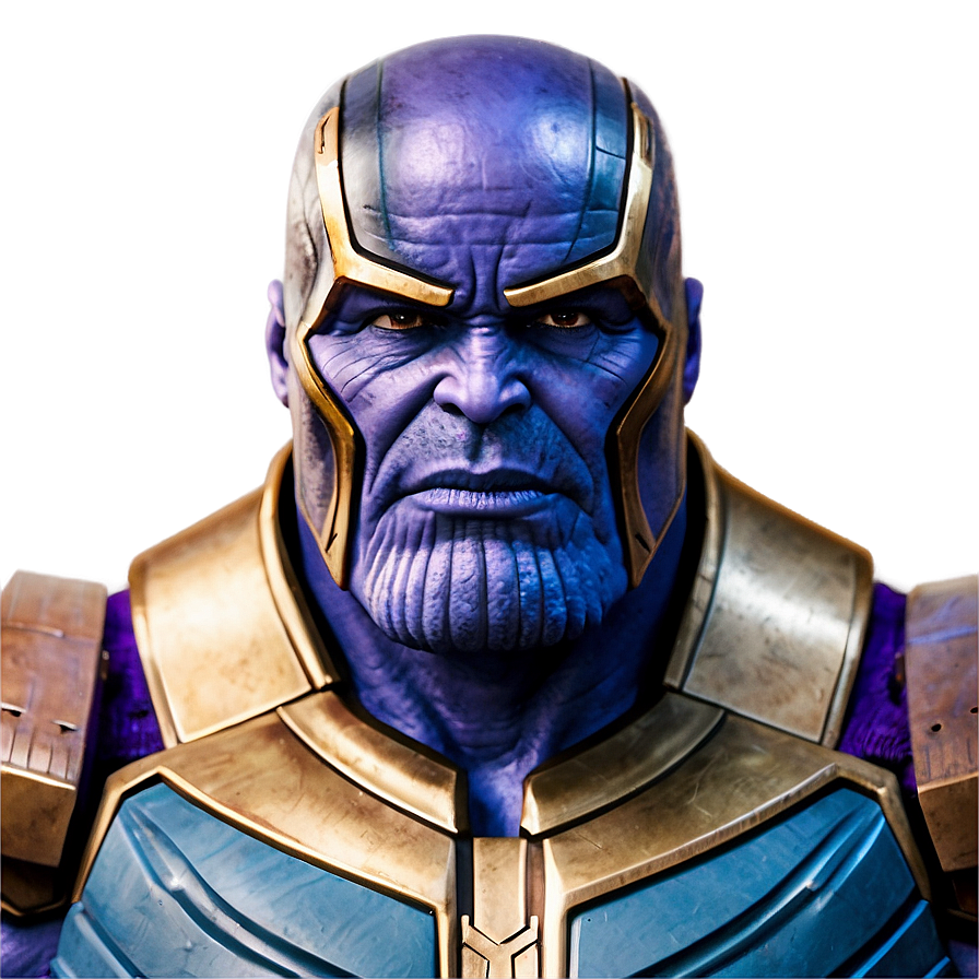 Thanos With Captured Heroes Png Lpk62