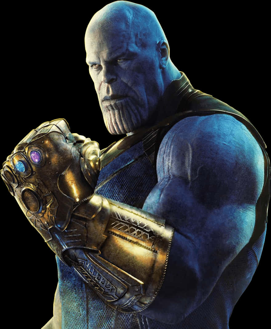 Thanos With Infinity Gauntlet