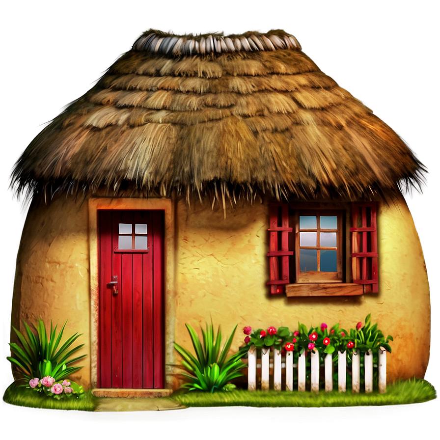 Thatched Roof Cottage Png Bdg