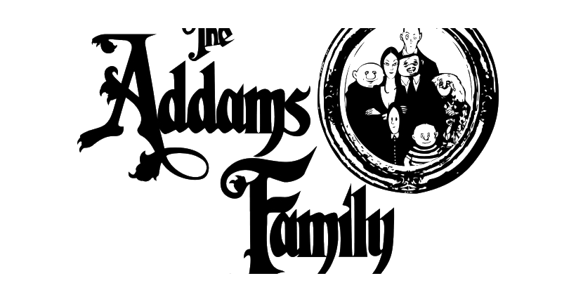 The Addams Family Logoand Characters