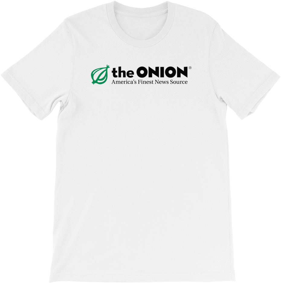 The Onion Logo White Tshirt