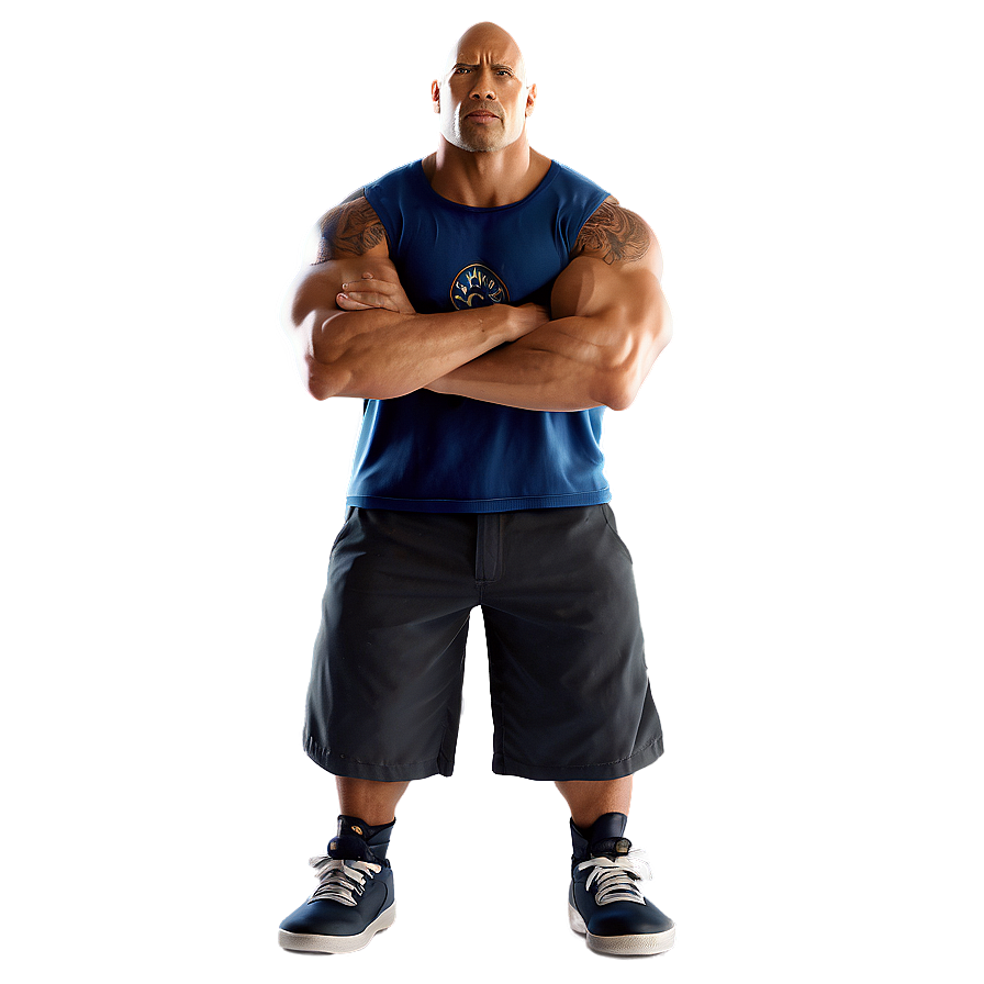 The Rock Animated Character Png Hhv63