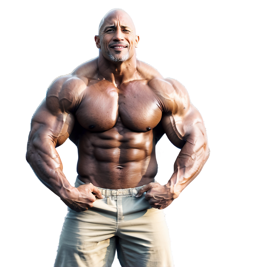 The Rock Bodybuilder Png Tfs