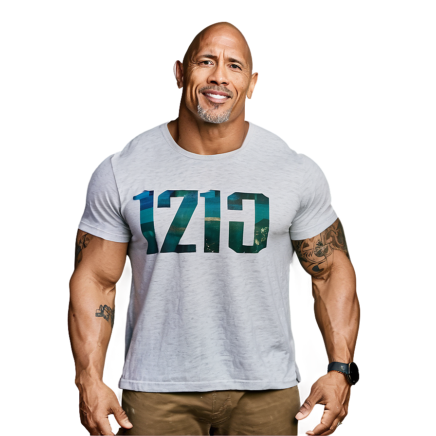 The Rock Casual Look Png Inf17