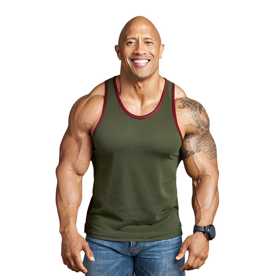 The Rock Casual Look Png Ula31