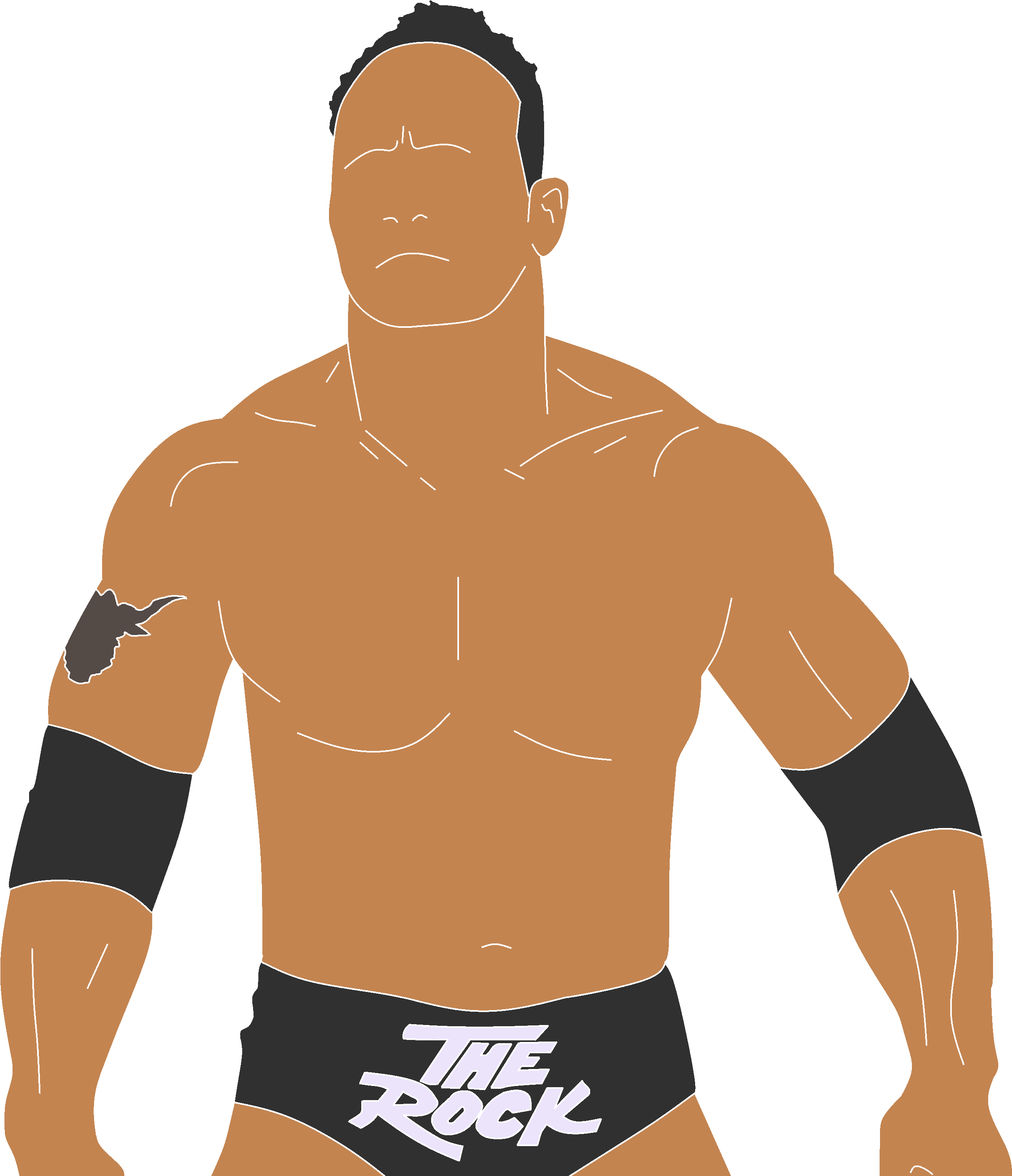 The Rock Illustration