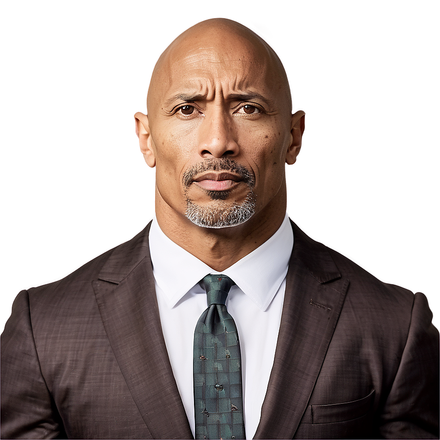 The Rock In Suit Png Epk