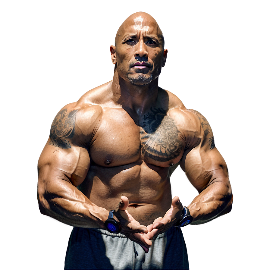 The Rock Motivational Workout Png 05232024