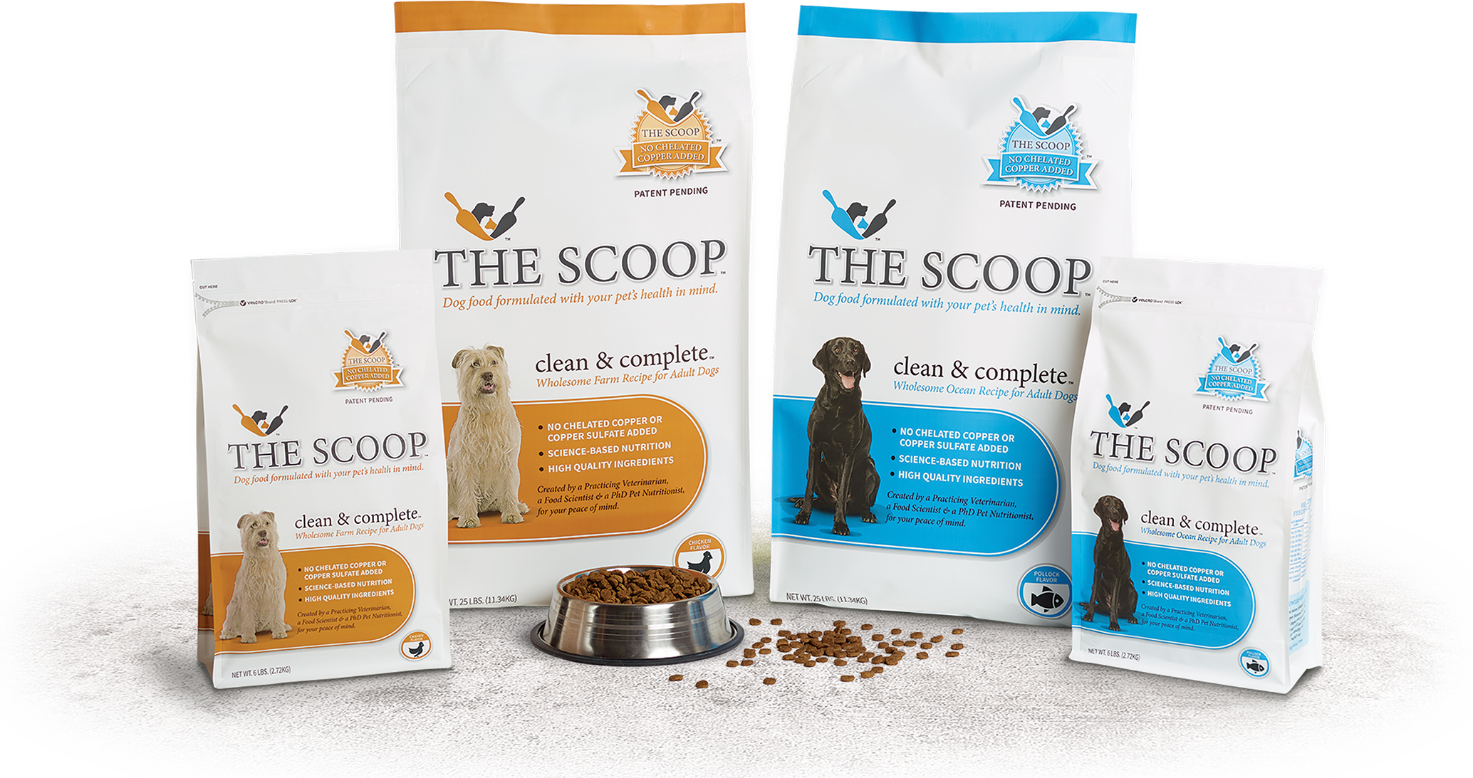 The Scoop Dog Food Product Lineup