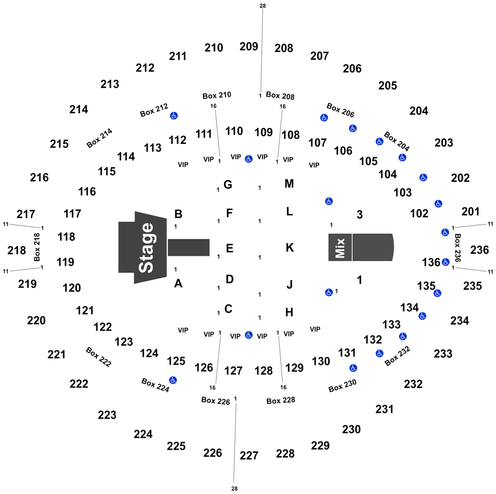 Theater Seating Chart Layout