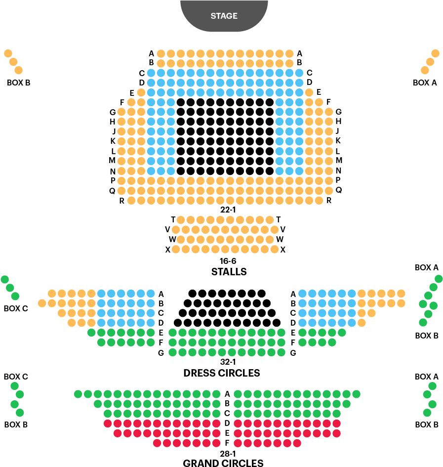 Theater Seating Plan Apollo Stage Layout