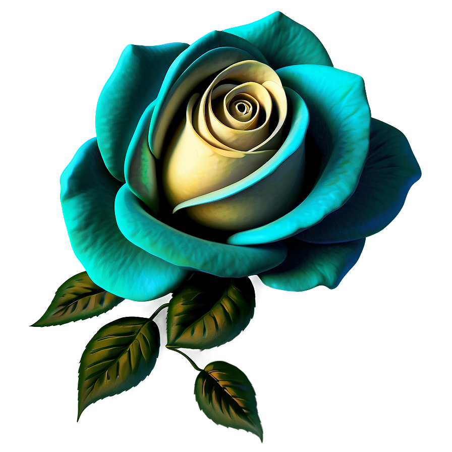 Themed Rose Tattoo Illustration Png 83