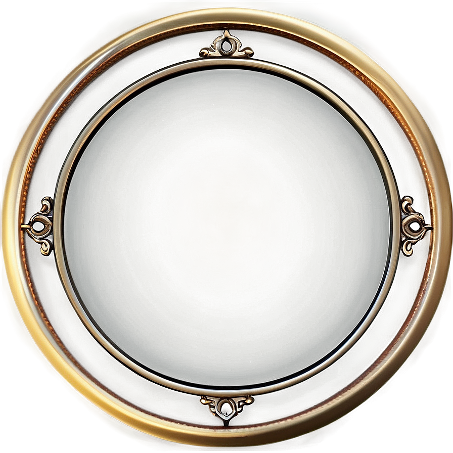 Thick Gold Circle Frame Png 19