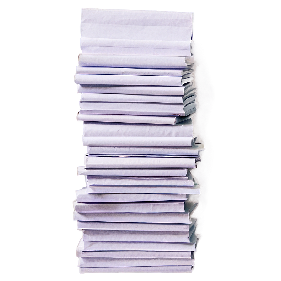 Thick Paper Stack Png Gdf38