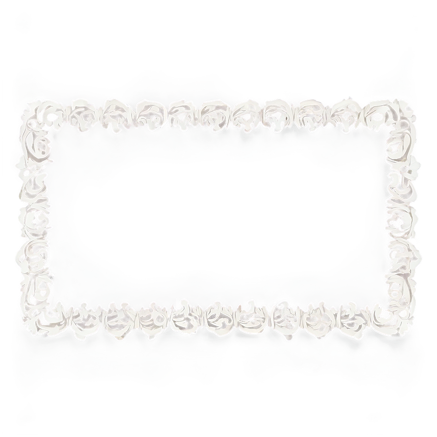 Thick White Border Png Inx