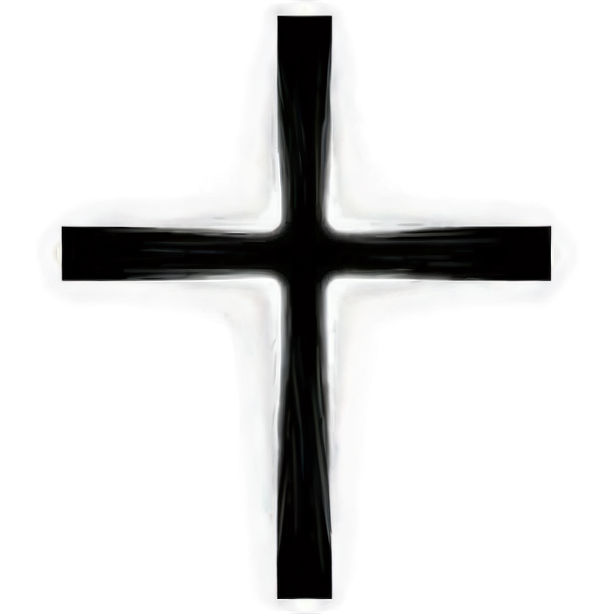 Thin Cross Silhouette Png 06292024