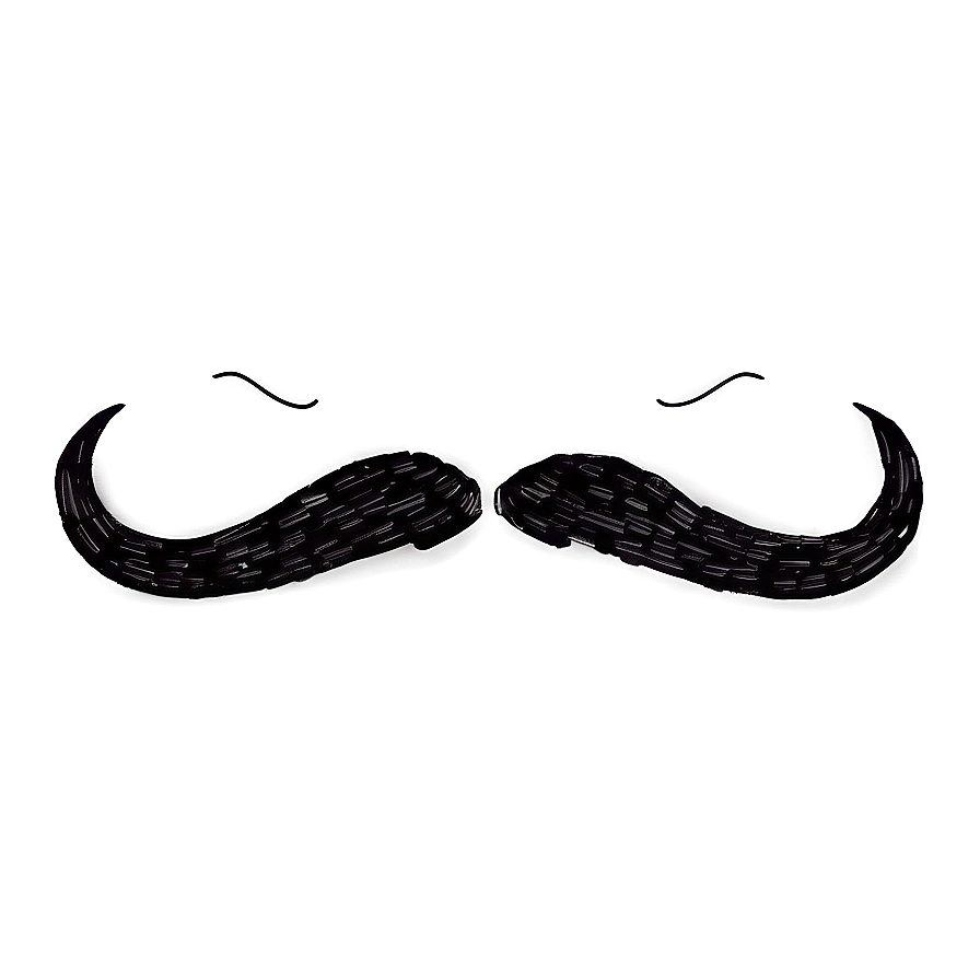 Thin Moustache Outline Png Sea