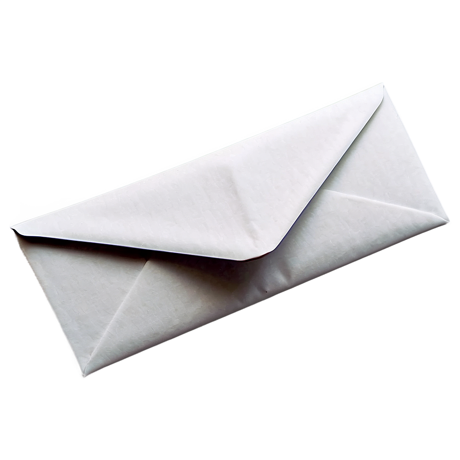 Thin White Envelope Png 06282024