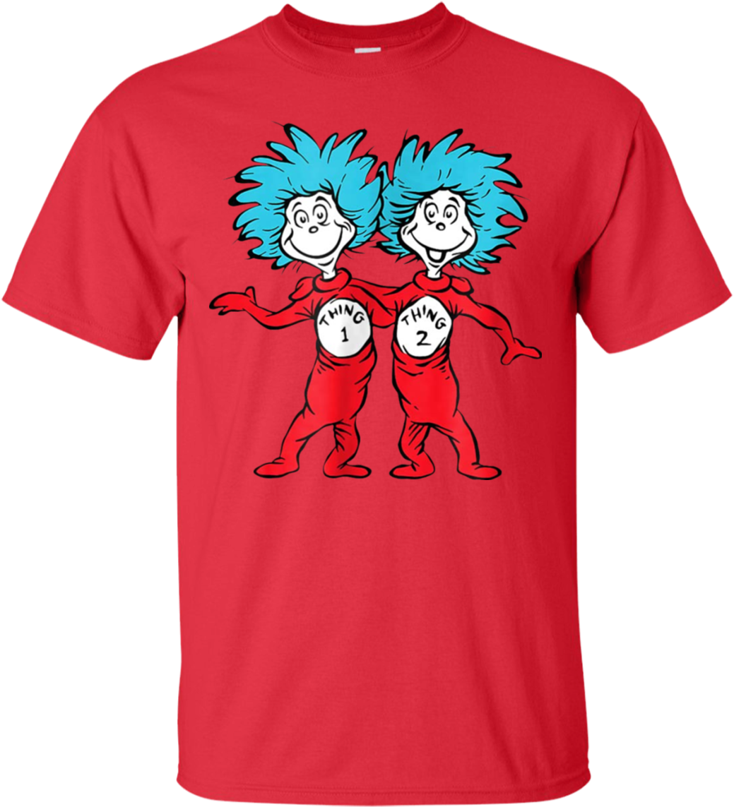 Thing1and Thing2 Red T Shirt