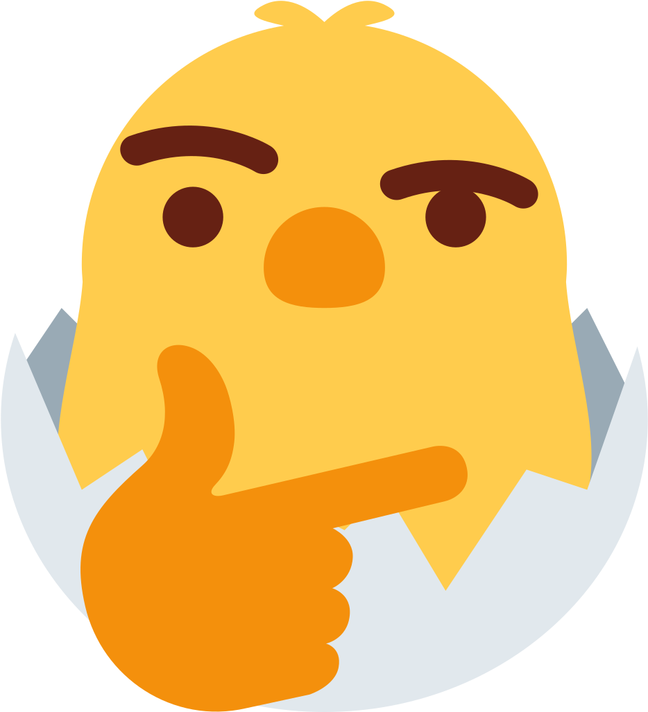 Thinking Chick Emoji Thumbs Up
