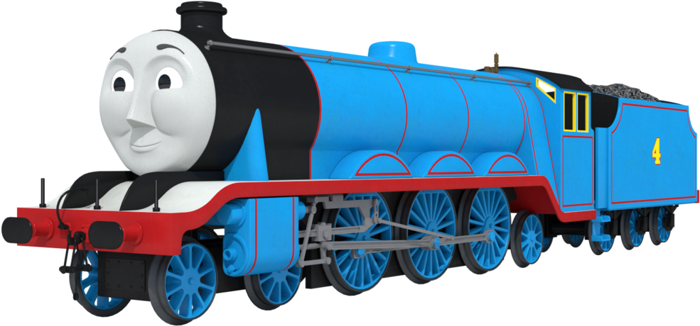 Thomas Friends Blue Engine Gordon Number4