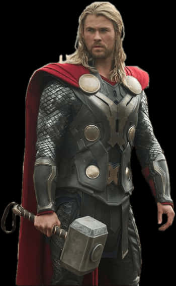 Thor_with_ Mjolnir_ Costume_ Portrait