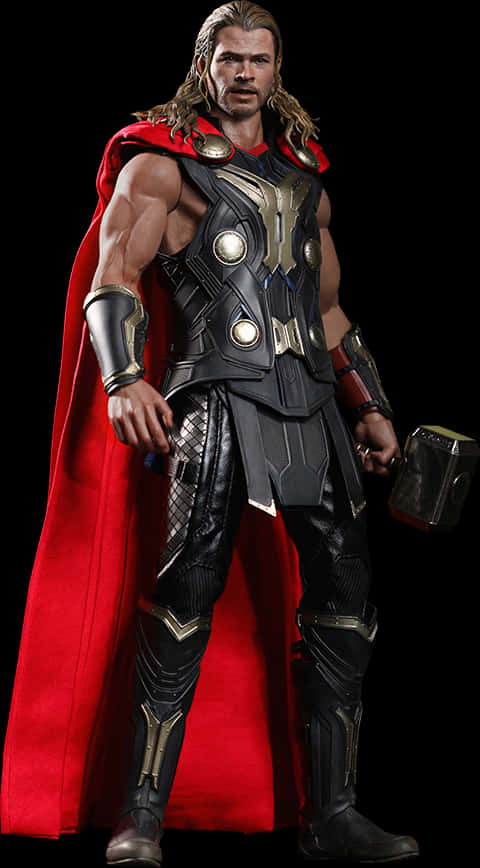 Thor_with_ Mjolnir_ Full_ Body_ Render