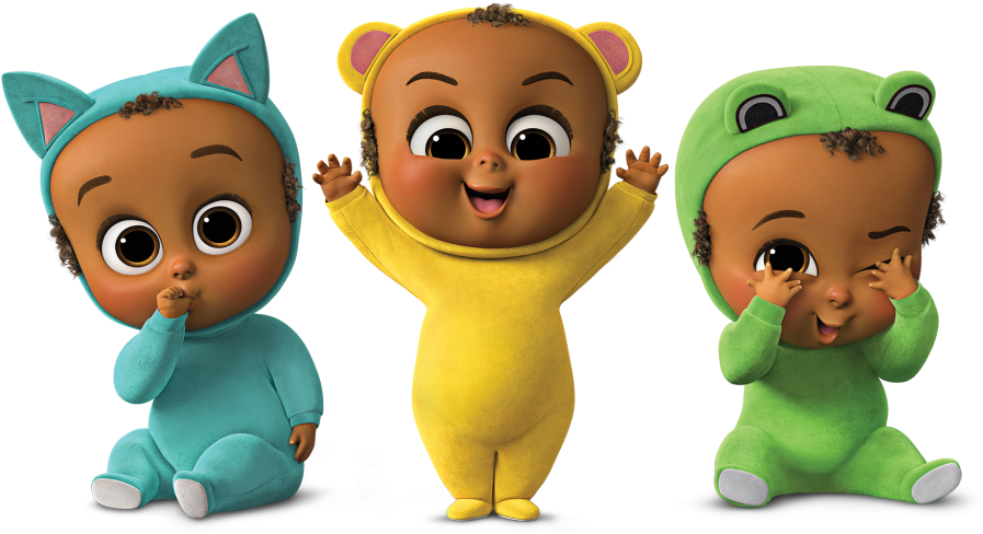 Three Animated Babiesin Costumes